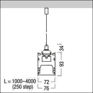 Kanal für LED-Lichtlinie SLN2-C MSP #42189186