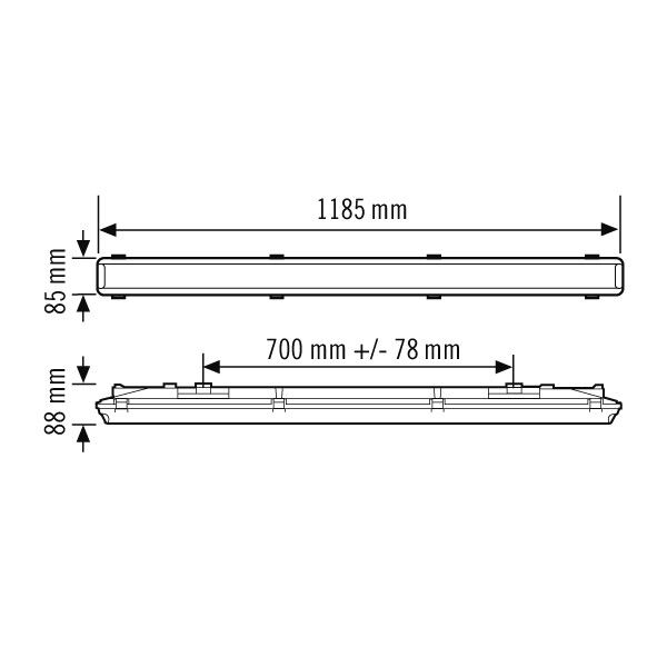 LED-Feuchtraumleuchte OLIVIA-2 #EO10310393