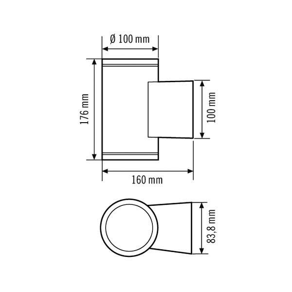 LED-Wandleuchte ALVAUDLTR281100840AN