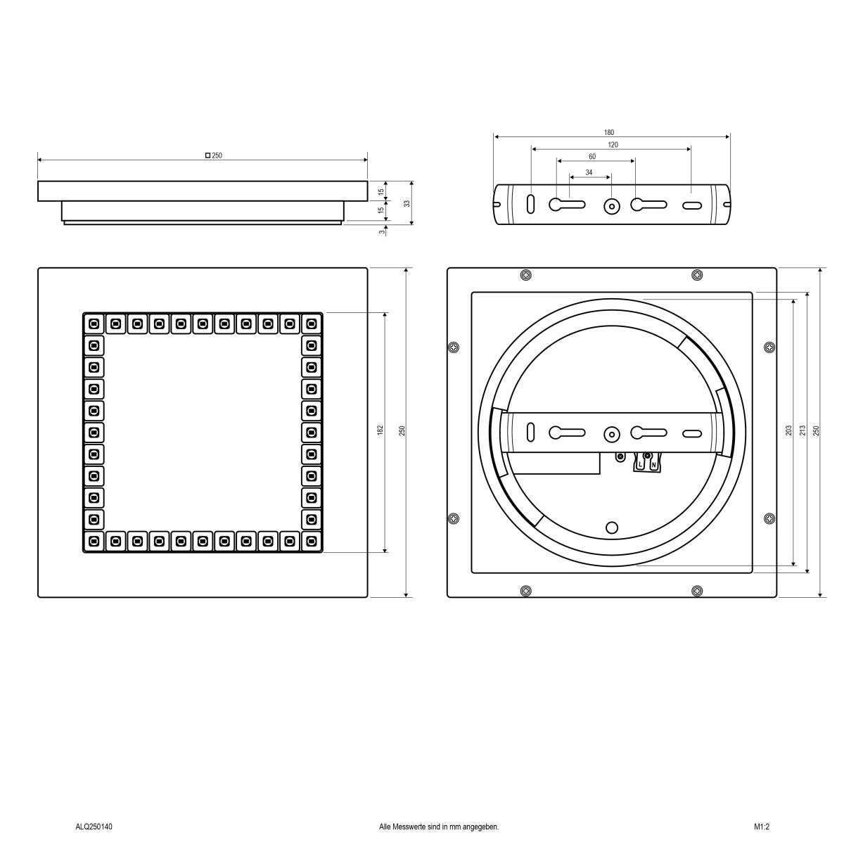 LED-Anbauleuchte ALQ250140