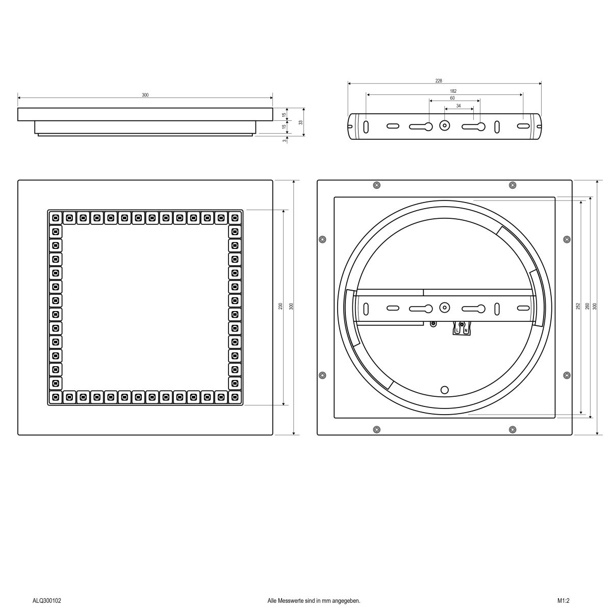 LED-Anbauleuchte ALQ300102