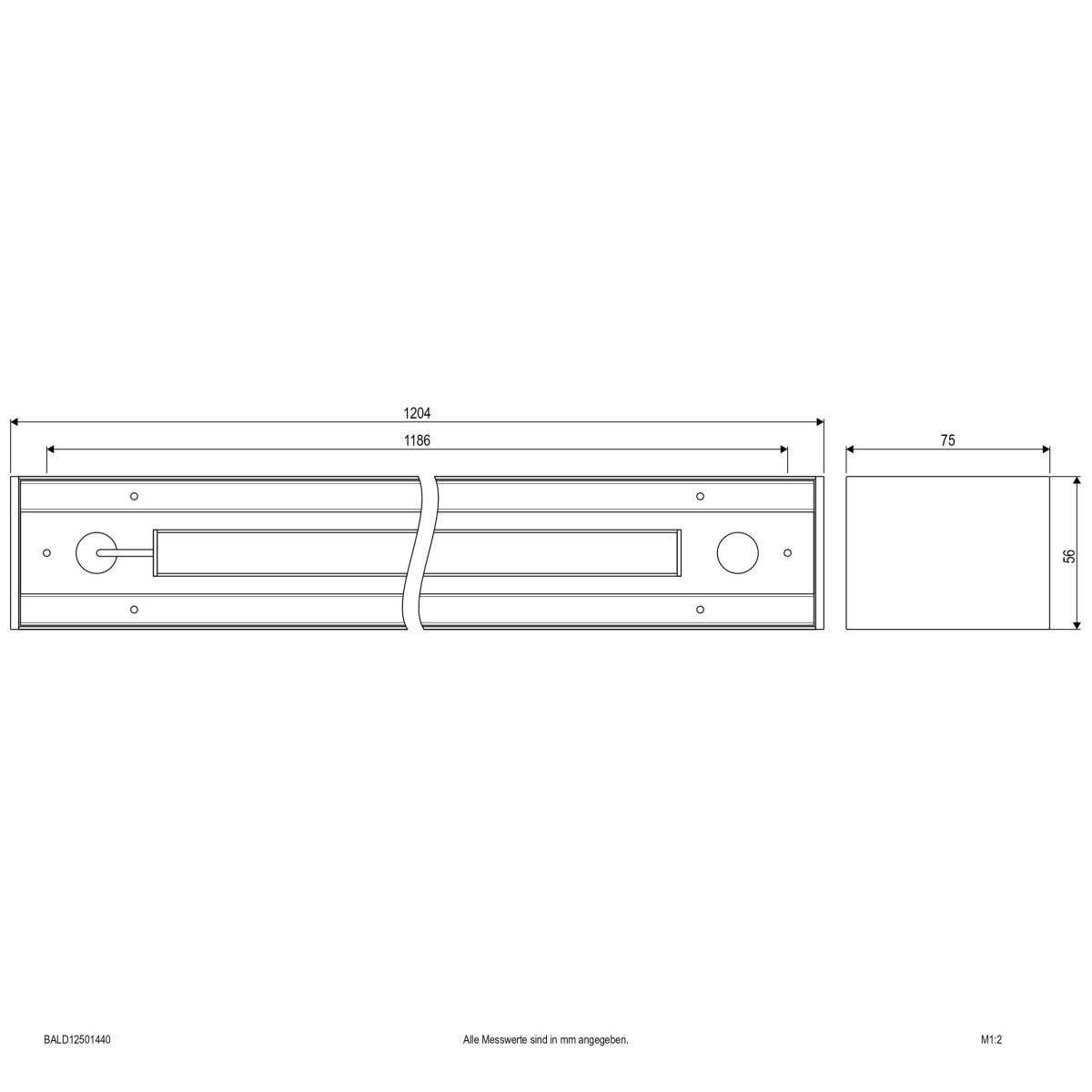 LED-Anbauleuchte d/i BALD12501440