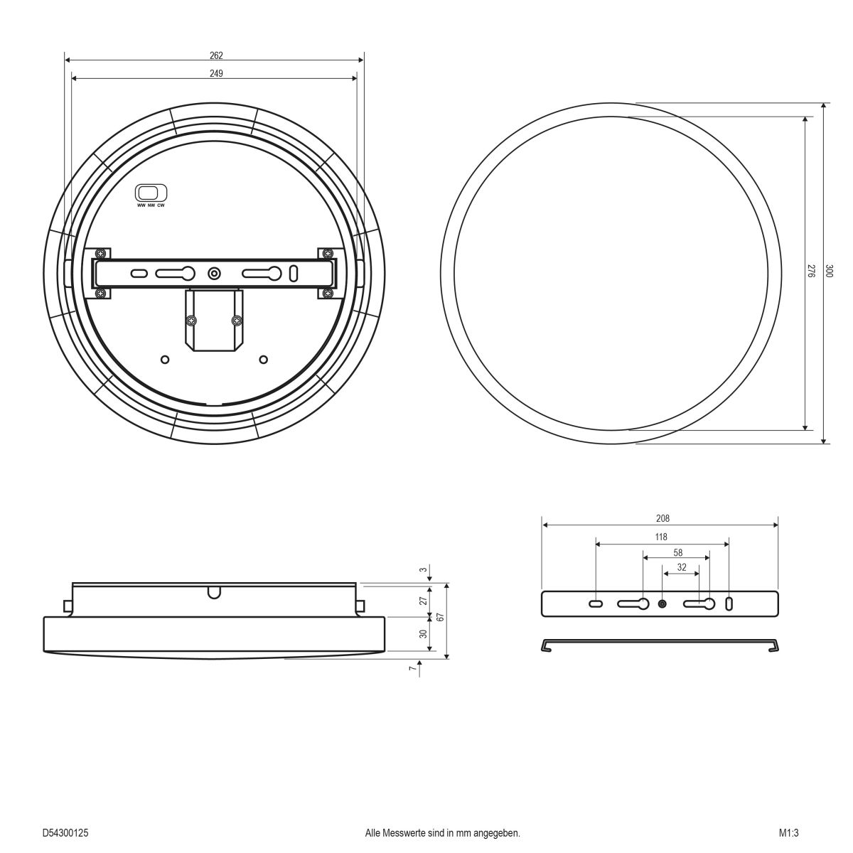 LED-Anbauleuchte D54300125