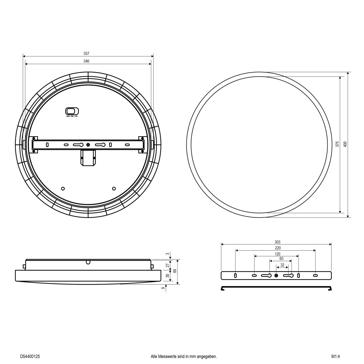 LED-Anbauleuchte D54400125