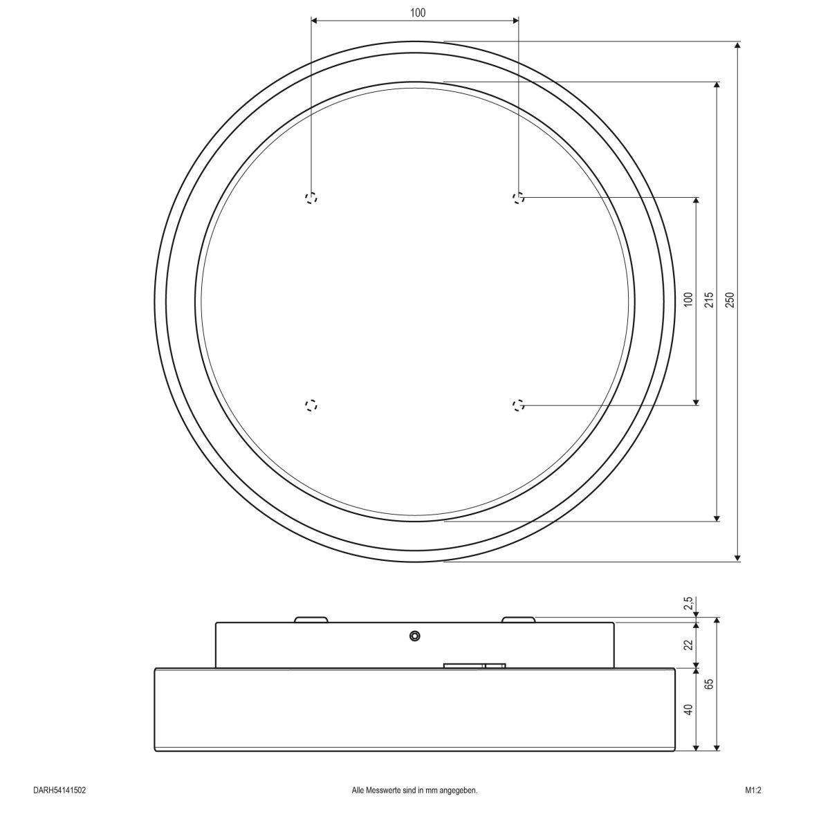 LED-Anbauleuchte DAR54141502