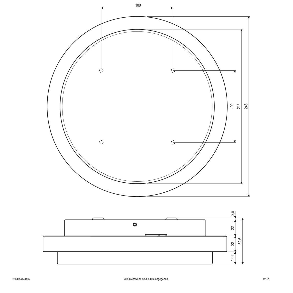 LED-Anbauleuchte DARH54141502