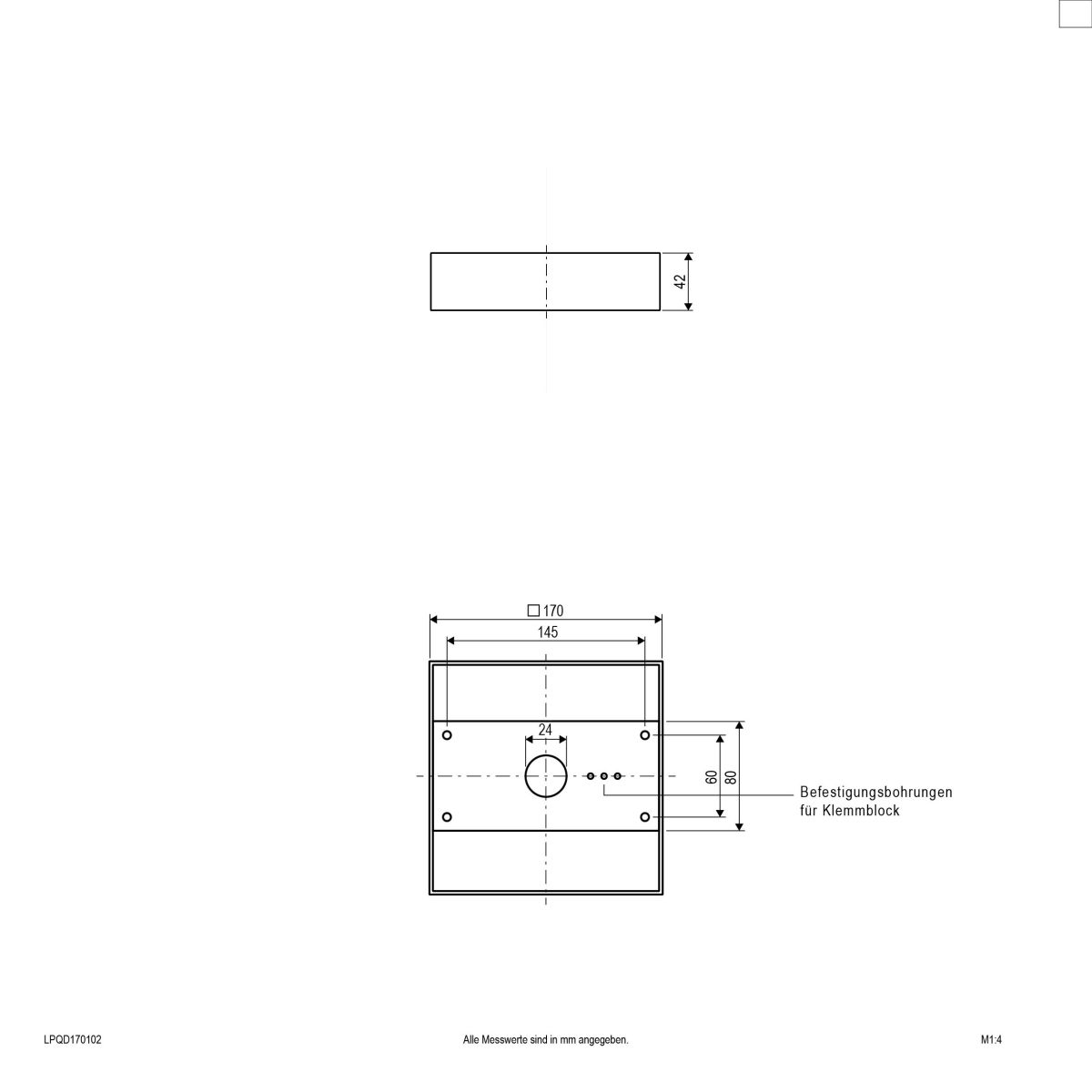 LED-Anbaupanel LPQD170102