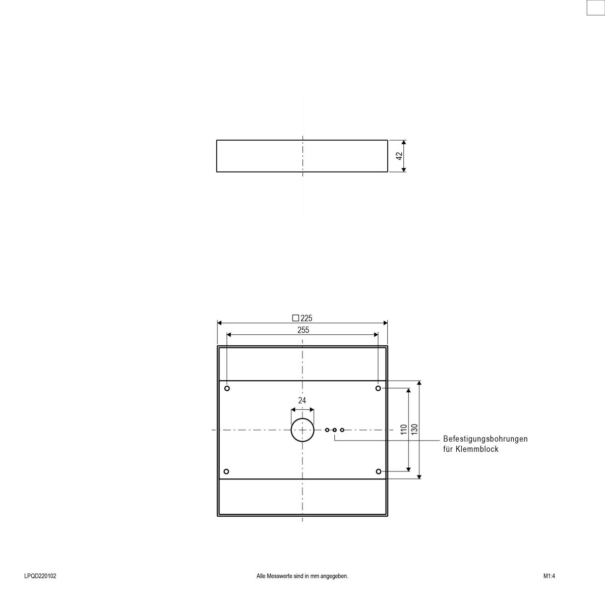 LED-Anbaupanel LPQD220102