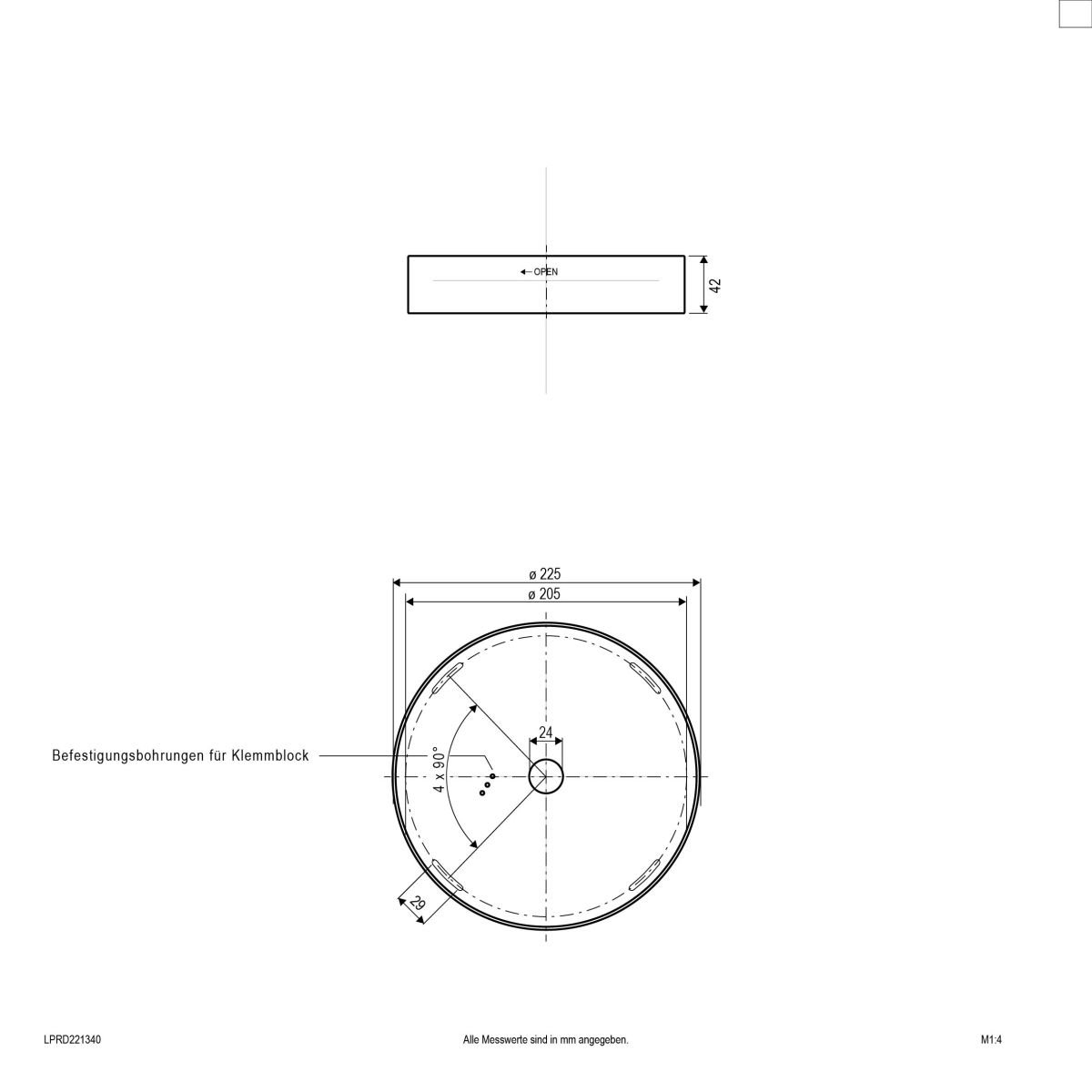 LED-Anbaupanel LPRD221340
