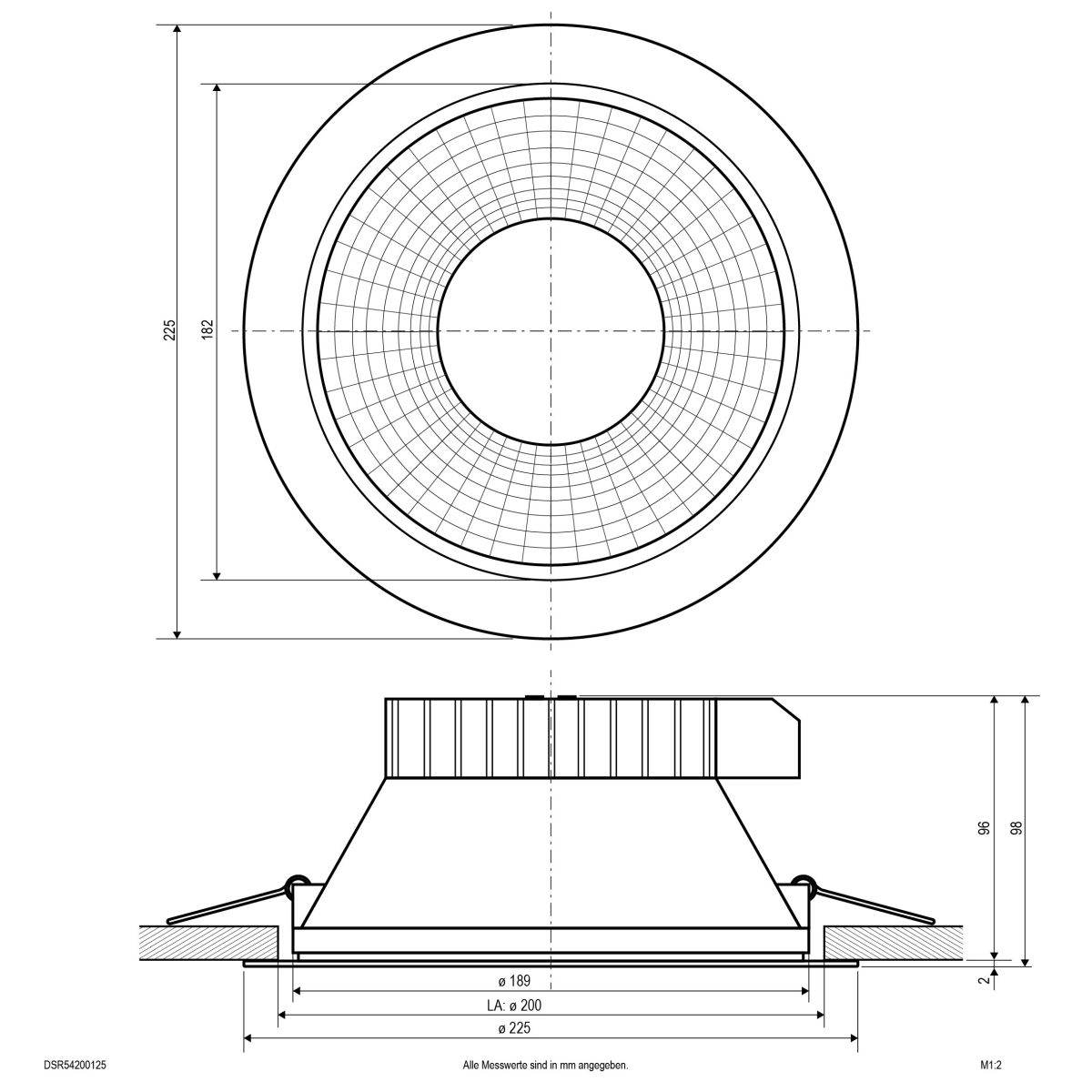 LED-Deckeneuchte DSR54200125