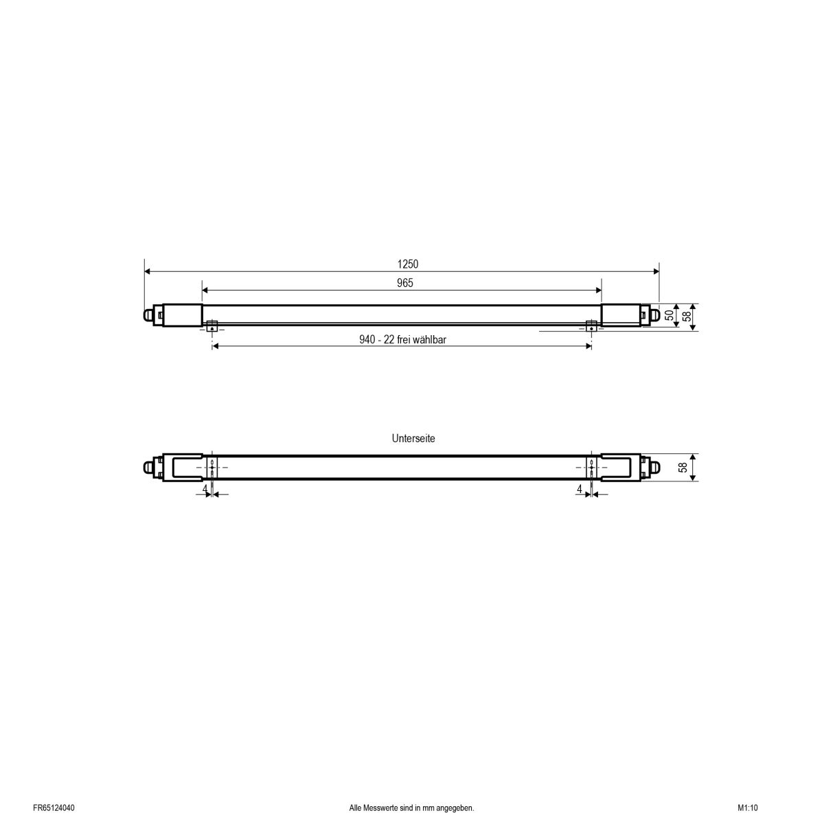 LED-Feuchtraumleuchte FR65124040