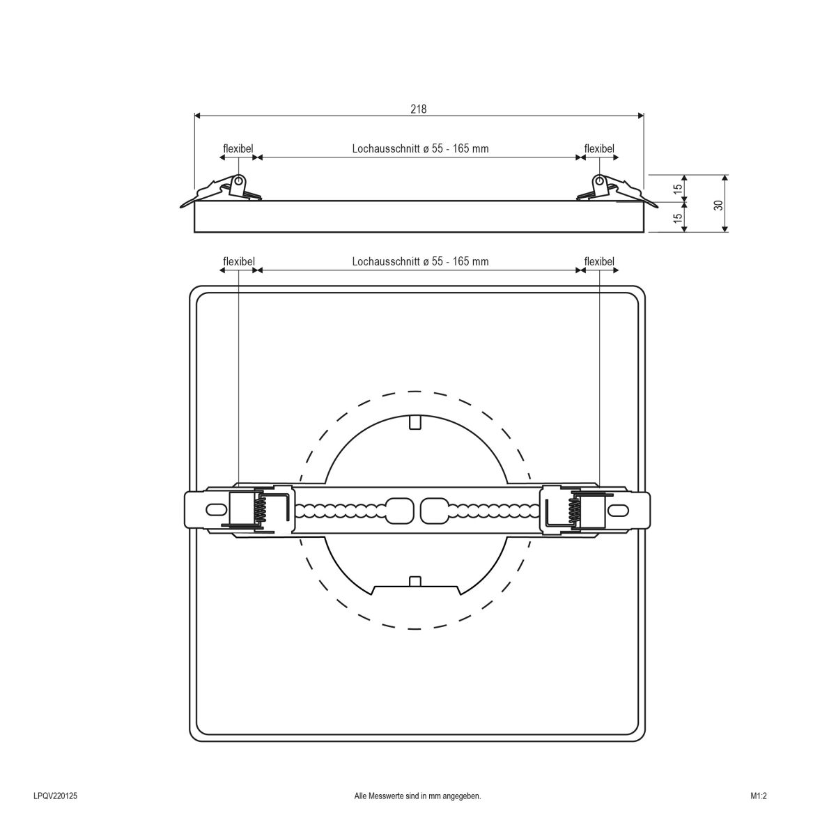 LED-Panel LPQV220125