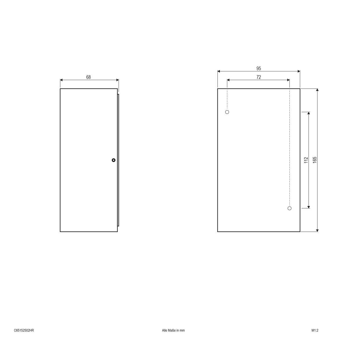 LED-Wandleuchte IP65 C65152502HR