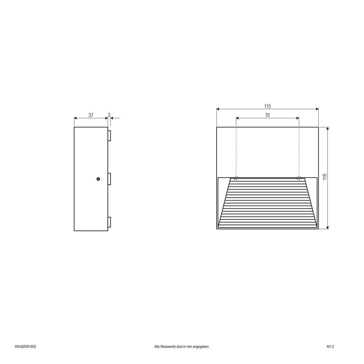 LED-Wandleuchte WAQ65051602