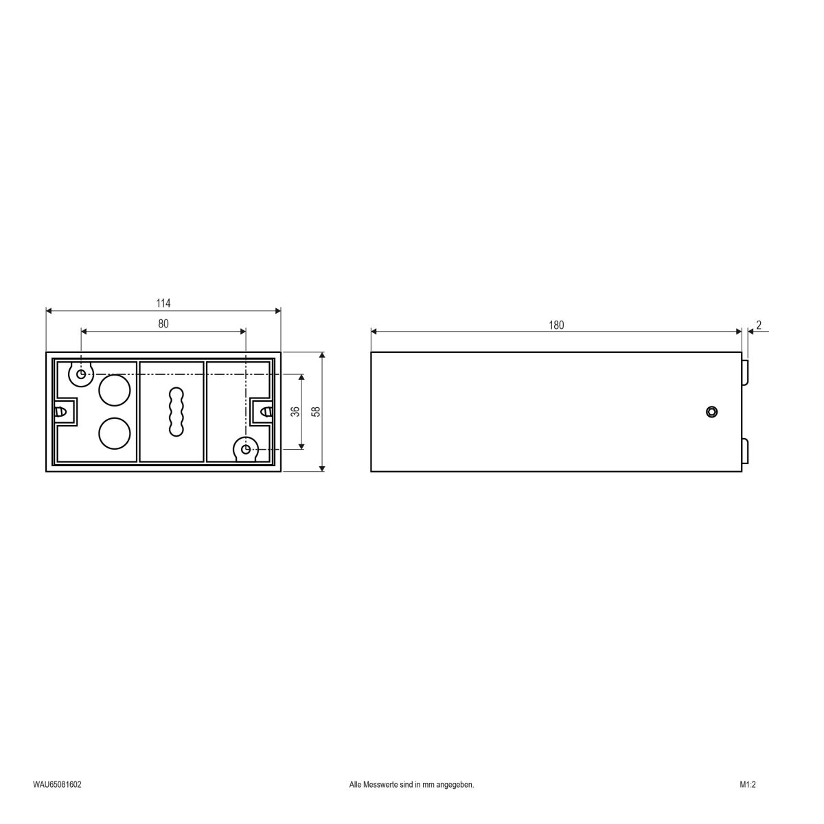 LED-Wandleuchte WAU65081602