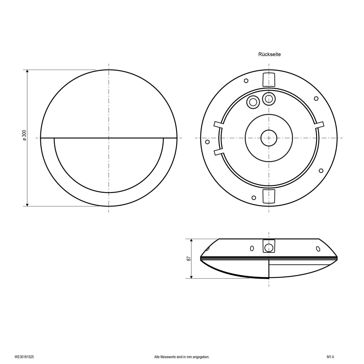 LED-Wandleuchte WE30181525