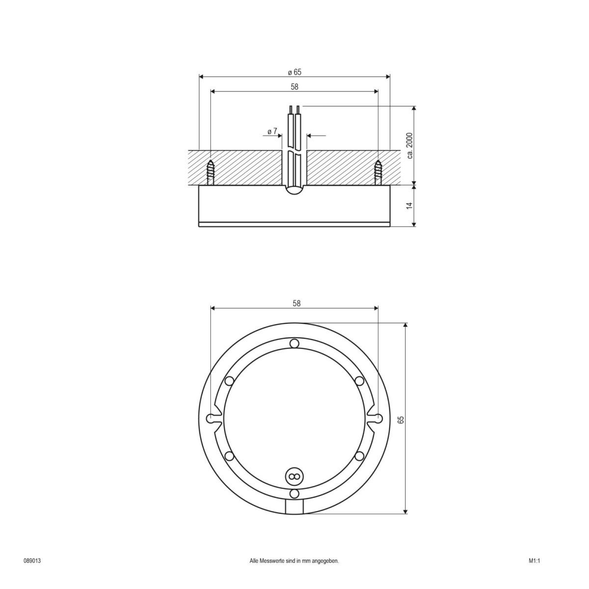 P-LED Möbel Ein_/Anbaul. 089013 chr-sat