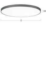 LED-Anbauleuchte BA5OSL-830M-D400