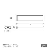 LED-Deckenleuchte ALF 106.1145.830 ws