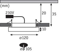 LED-Einbaupanel 929.34