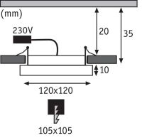 LED-Einbaupanel 929.50