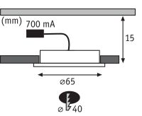 LED-Möbeleinbauleuchten 998.65