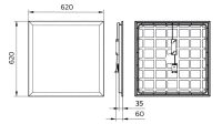 LED-Panel M625 RC133V G5 #50186700