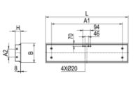 LED-Einbauleuchte EIHLS-L 280 #0860585