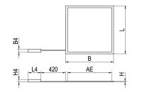 LED-Einbauleuchte M600 FPL3-EQ0595 #0832995