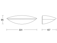 Sensor-LED-Außenleuchte L 825 SC ANT 3000K