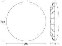 Sensor-LED-Innenleuchte RS PRO S10 SC 3000K