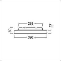 LED-Wand-u./Deckenleuchte LANOS M #42941554