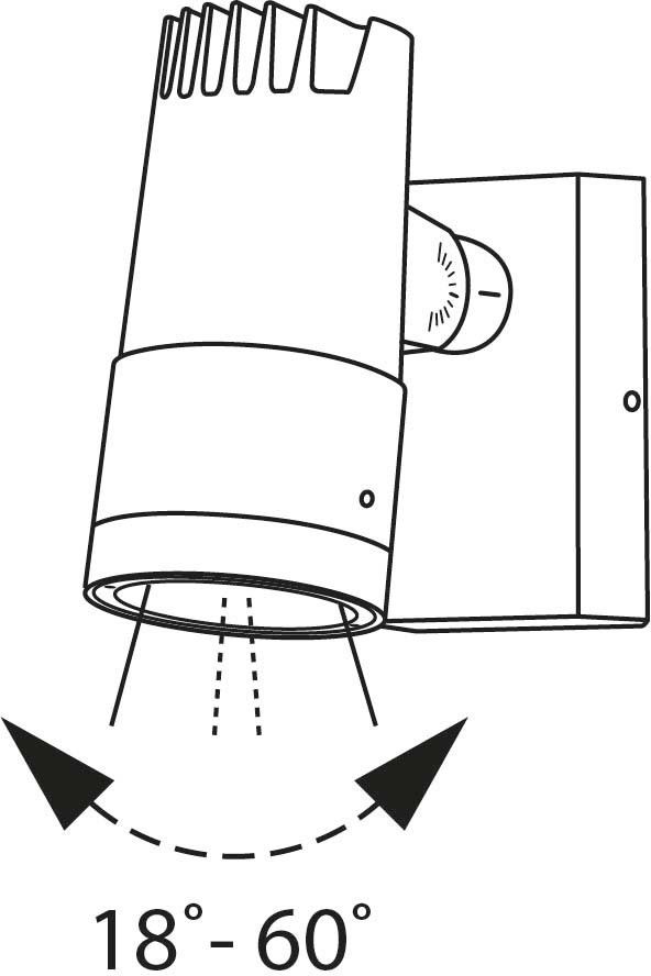 LED Wandleuchte Andria 7861-370
