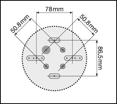 LED-Wand-u.Deckenleuchte SFFL.RDDALI500P27WCS