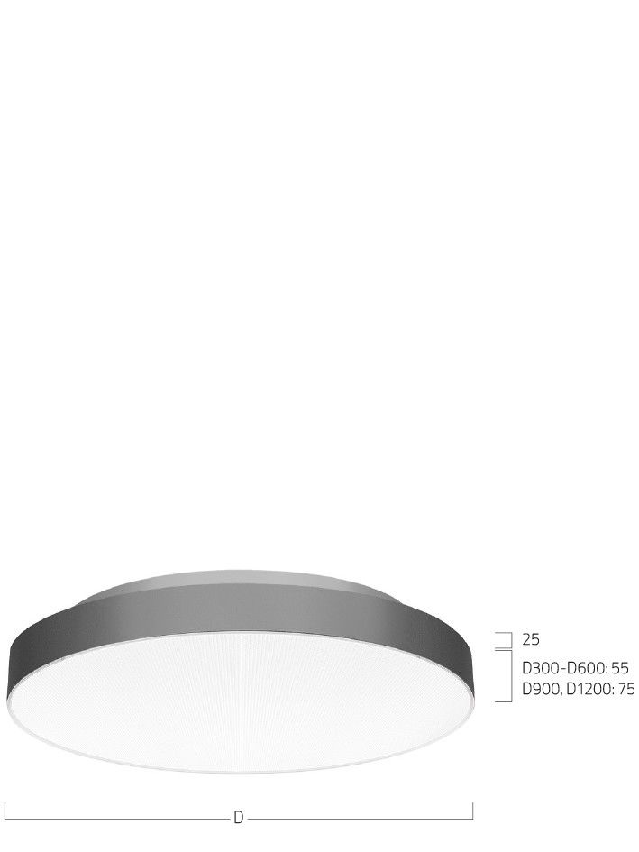 LED-Anbauleuchte BX1OWE-830M-D400