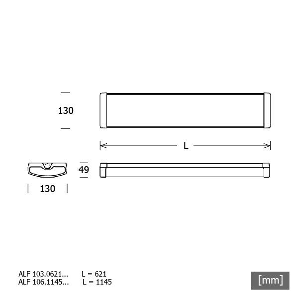 LED-Deckenleuchte ALF 103.0621.830 ws