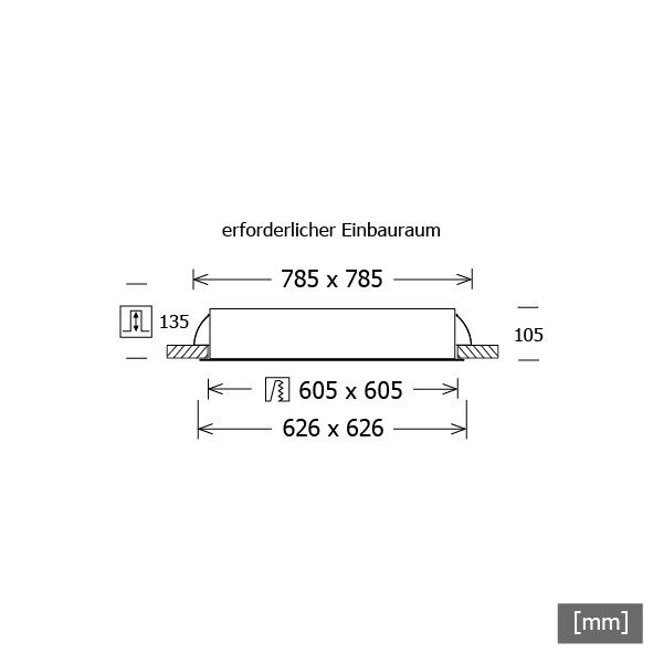 LED-Einbauleuchte PLL 57.625 #642373