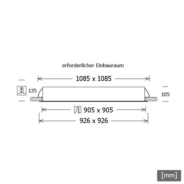 LED-Einbauleuchte PLL 57.925 #642375