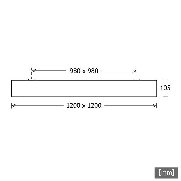 LED-Pendel-/Anbauleuchte PLL 52.120 #642293