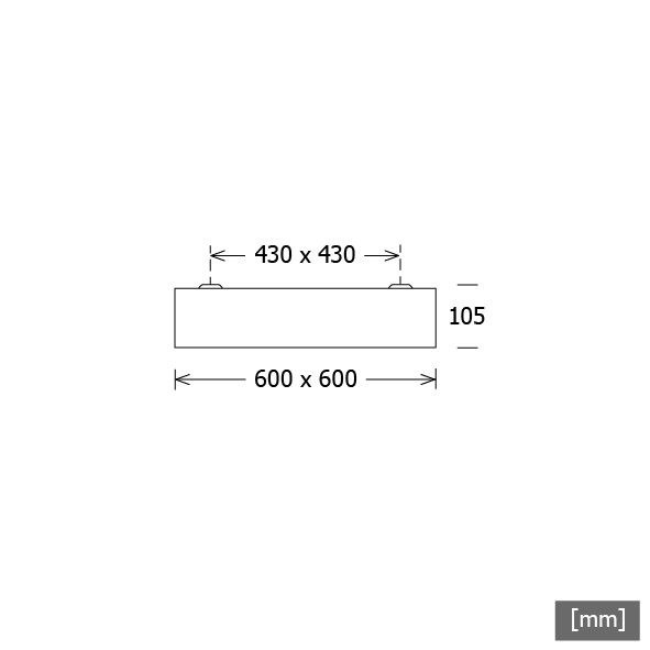LED-Pendel-/Anbauleuchte PLL 52.600 #642296