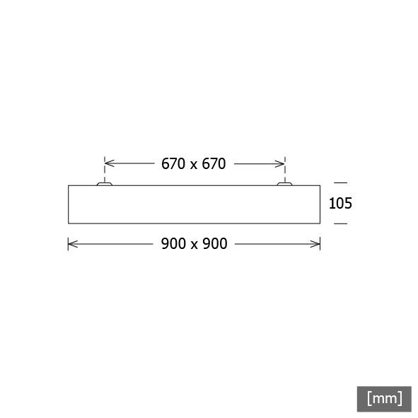 LED-Pendel-/Anbauleuchte PLL 52.900 #642303