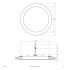 LED-Einbaupanel rund LR44183540