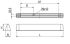 Leuchte f. R-Tube SPN-R1X120/25ND-ST
