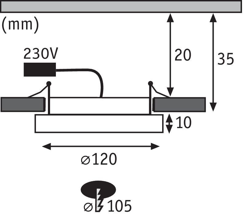 LED-Einbaupanel 929.34
