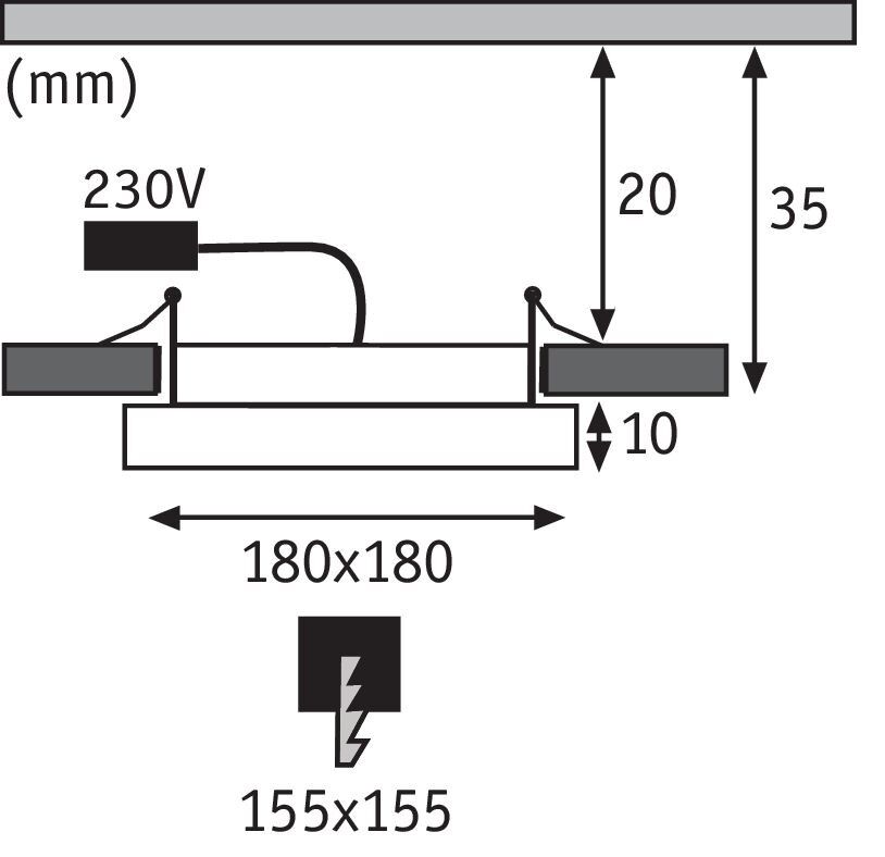 LED-Einbaupanel 929.49