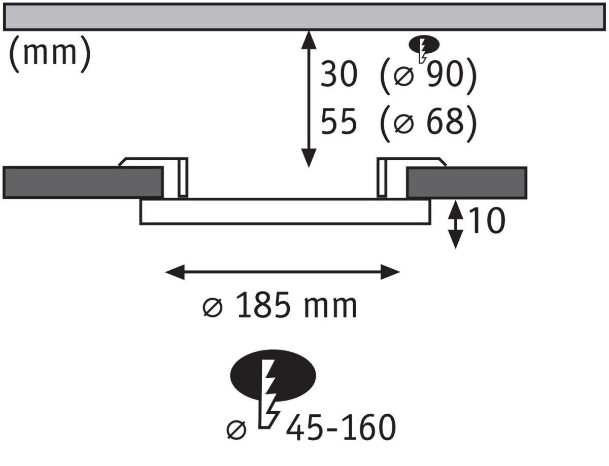 LED-Einbaupanel 930.67