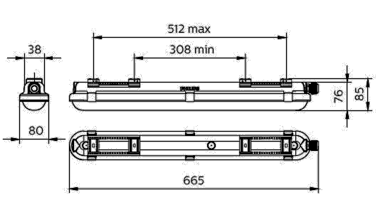 LED-Feuchtraumleuchte WT120C G2 #75426399
