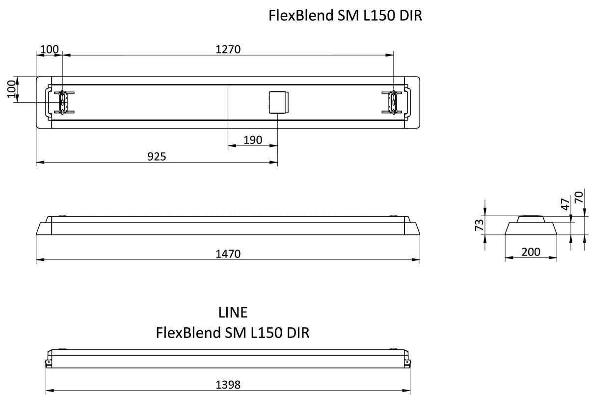 LED-Anbauleuchte SM340C 35S #10363400