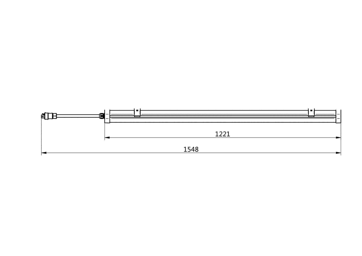 LED-Feuchtraumleuchte WT492C 64S #62764200
