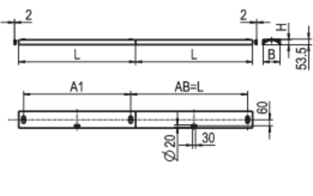 LED-Anbauleuchte ARKA-A1135#0637944AG